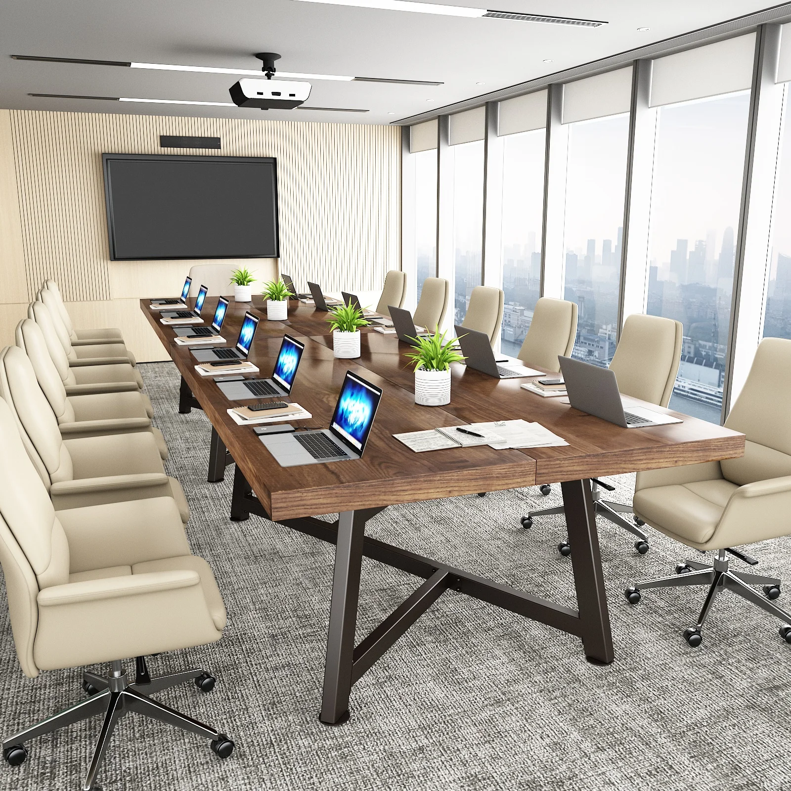 Close up of wood grain tabletop