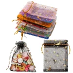 50pc Moon Star Organza Bags Party Favor Pouch 1