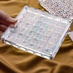 Acrylic Magnetic Jewelry Display Box 36-100 Grid 4