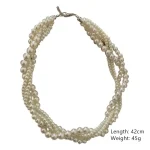 Bridal Pearl Choker Elegant Fashion Necklace 6