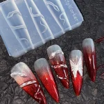 3D Snake Nail Silicone Carving Mold 1-3pcs Set 5