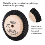 Jade Polishing Buffing Wheel Brush Hair Bristles 6