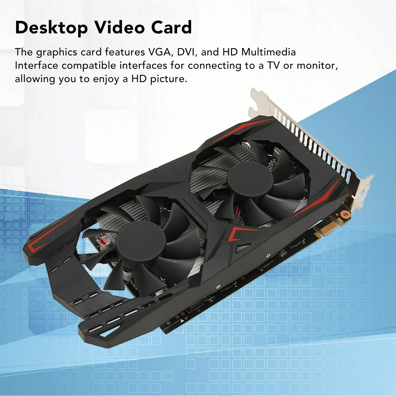 Dual Fan 4GB GDDR5 Graphics Card Low Noise Gaming 3 Dual Fan 4GB GDDR5 Graphics Card Low Noise Gaming 3