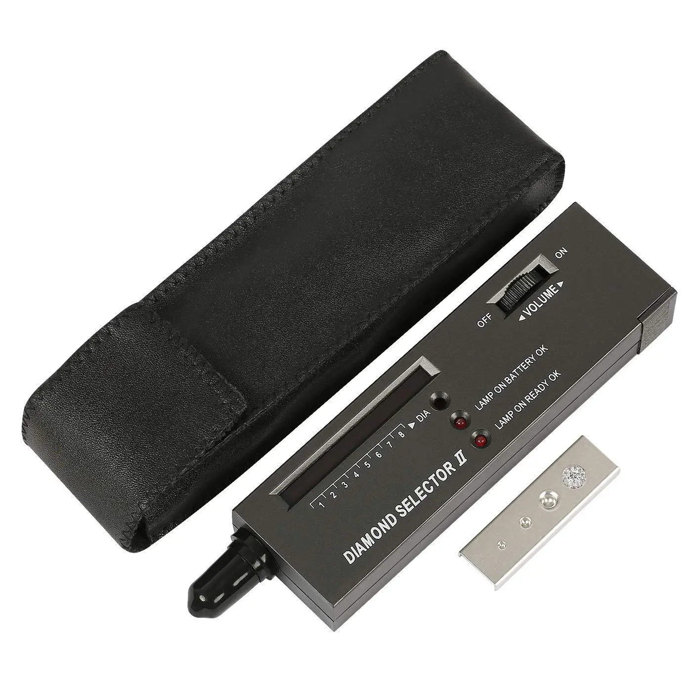 Diamond Tester Pen Gemstone LED Light Hardness 5 Diamond Tester Pen Gemstone LED Light Hardness 5