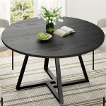 IRONCK Round Dining Table 51-inch for 6 People 1