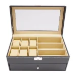 6-Slot Watch Box and Eyeglass Storage Organizer 4