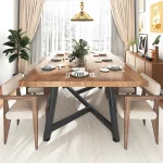 72-Inch Solid Wood Farmhouse Dining Table 1