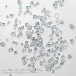Aurora Zircon Nail Rhinestones 50pcs Mix Shapes 3