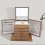 5 Tier Wooden Jewelry Box Drawers Mirror