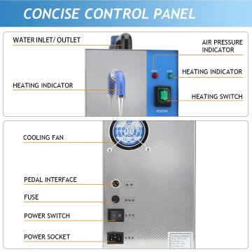 1300W Jewelry Steam Cleaner 2L Stainless Tank 2