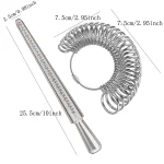 Ring Sizer Mandrel Kit Finger Gauge Jewelry Tool 2