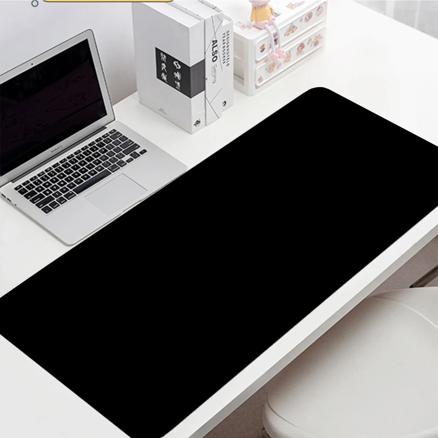 3mm Black Gaming Mouse Pad Large Desk Mat Non-Slip 1 3mm Black Gaming Mouse Pad Large Desk Mat Non-Slip 1