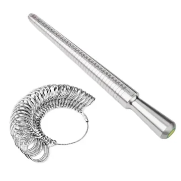 Ring Sizer Mandrel Kit Finger Gauge Jewelry Tool 1