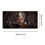 Black Myth WuKong Gaming Mouse Pad Large Desk Mat 6