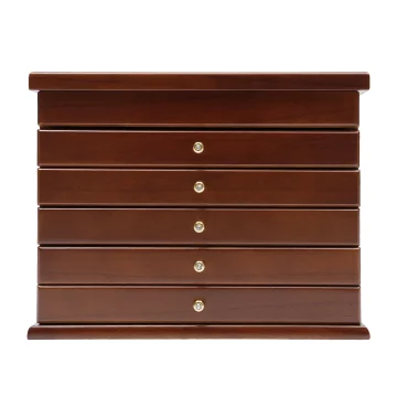 6-Layer Womens Jewelry Organizer with Drawers 1
