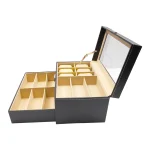 6-Slot Watch Box and Eyeglass Storage Organizer 3