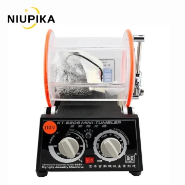NIUPIKA 3KG Rotary Tumbler Jewelry Gems Polisher 1