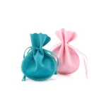 10pcs Small Velvet Jewelry Pouch Drawstring Bag 5