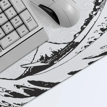 Black White Gray Art Mouse Pad XXL Gaming Non Slip 2 | PricZone