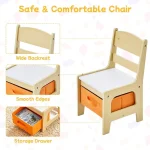 Kids 3-in-1 Activity Table Set with Storage 5