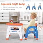 Kids Dinosaur Table and Chair Set Activity 2-Piece 6