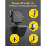 echargeable Clip-On Webcam Ring Light Kit 5