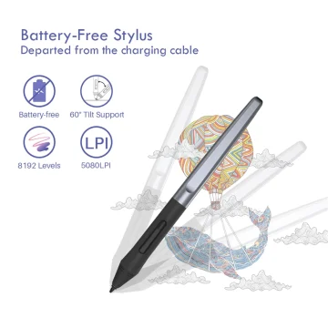HUION H950P Ultra Slim Drawing Tablet w Stylus 1