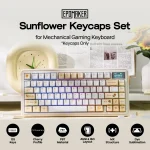 EPOMAKER Sunflower PBT Keycaps 133 Set 2