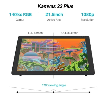 Huion Kamvas 22 21.5-inch Pen Display Tablet 2