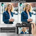 64MP 4K WIFI Vlog Camera with 3-inch Flip Screen 5
