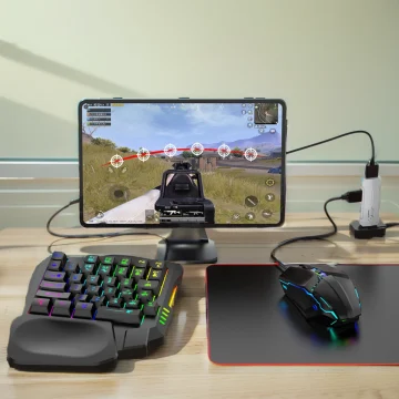 5-in-1 Mobile Game Converter RGB Keyboard Set 2
