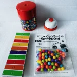 Color Line Bingo Bell Bead Grab Game for 2 Players 6