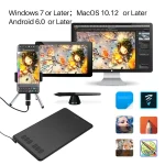 HUION H950P Ultra Slim Drawing Tablet w Stylus 2