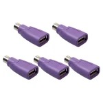 PS2 Male to USB Female Adapter Converter 1