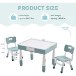 Kids Table 2 Chairs Storage Ages 3-10 Graffiti 6