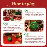 Santa Gift Exchange Dice Stocking Stuffer Game 4
