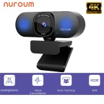 NUROUM V32AF 4K AI Noise Cancelling Webcam 1