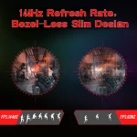 Gawfolk 34-inch 1500R 144Hz Curved Gaming Monitor 3