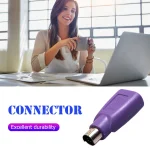 PS2 Male to USB Female Adapter Converter 3