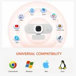 NUROUM V15-AFL 2K Autofocus Webcam Ring Light 6