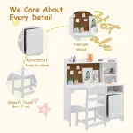 Kids Study Desk Chair Storage Ergonomic 4