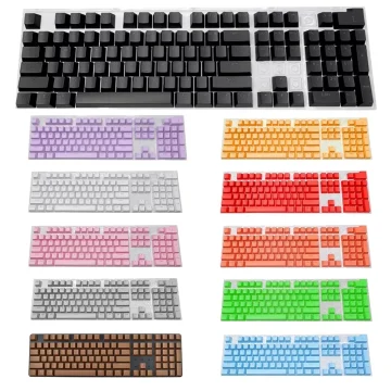 104pc Blank ABS Keycaps for Cherry MX 1
