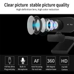 1080P USB Webcam with Mic Plug and Play 5
