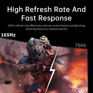 24-Inch Curved Gaming Monitor 165Hz 1ms HDR 2