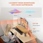 NUROUM V15-AFL 2K Autofocus Webcam Ring Light 3