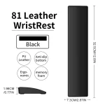 81-Key Keyboard Wrist Rest Memory Foam Pad 6