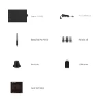 HUION H1060P Drawing Tablet 12 Hot Keys 6