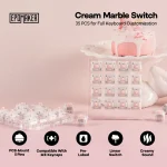 Epomaker Cream Marble Linear Switches 35pc 2