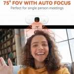 NUROUM V15-AFL 2K Autofocus Webcam Ring Light 5