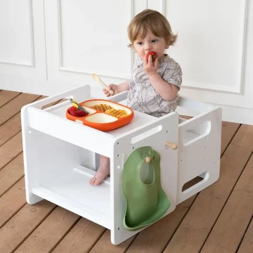 Montessori Weaning Table Chair Set Toddler 1